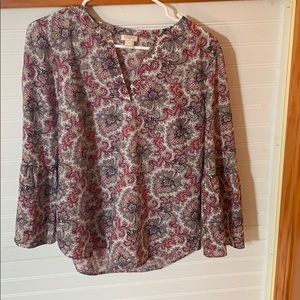 Flowy jcrew shirt